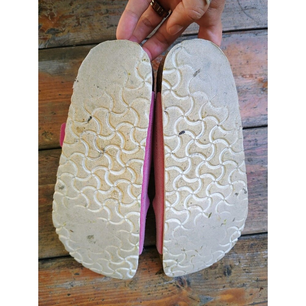 Birkenstock Arizona Womens 40 Sandals Pink Suede Soft Footbed US Women's 9 - Picture 6 of 10
